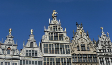 Guildhalls On Markt. Antwerp. Belgium