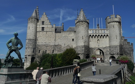 The Steen Castle. Antwerp. Belgium.