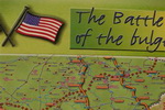 The Battle Of The Bulge Map Bastogne. Belgium